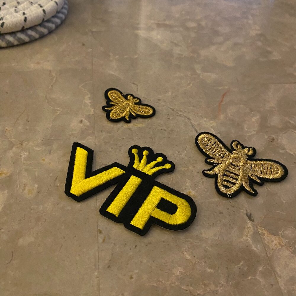 Iron on patches